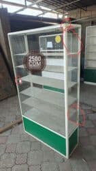 оборудование для магазина бу: ЦЕНЫ УКАЗАНЫ НА ФОТО. Продаются стеклянные/деревянные витринные шкафы — 3