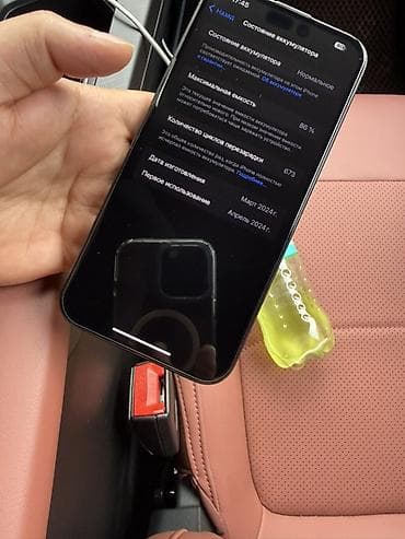 iphone 11mini: IPhone 15 Pro Max, 256 ГБ, Black Titanium, 86 % — 1