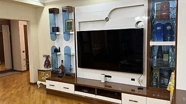 настенные: Гостиная стенка/ТВ‑зона с витриной и открытыми полками - Комплект — 2