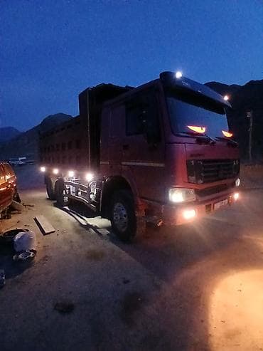 Самосвал 6x4 с прицепом-платформой - Тип техники: тяжелый самосвал с — 2