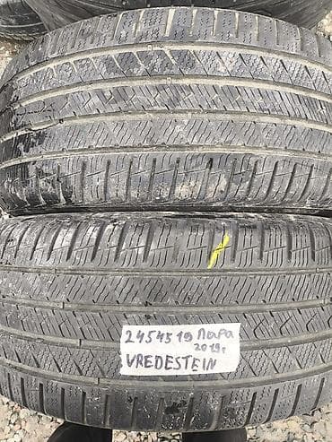 vossen diska: Шины 245 / 45 / R 19, Всесезонная, Б/у, Пара, Легковые, VREDESTEIN — 1