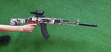 PS4 (Sony PlayStation 4): Игровой автоматизированный бластер/игрушечный автомат б/у. Стрельба — 1