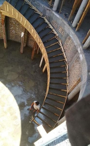 element 5: Бетонная лестница Для дома, Форма лестницы: Много-маршевая — 2