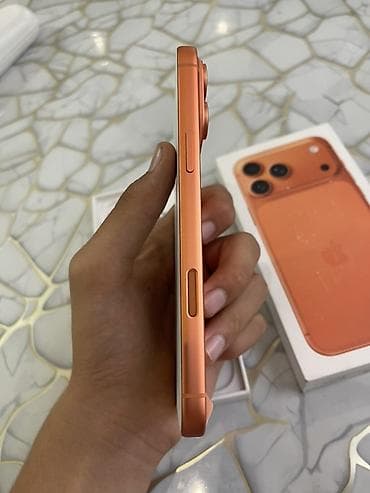iphone xs mac: IPhone 17 Pro Max, Б/у, 256 ГБ, Оранжевый, Зарядное устройство, Кабель, Коробка, 100 % — 6