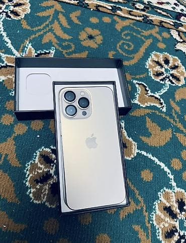 Уюлдук телефондор жана аксессуарлар: IPhone 13 Pro, Колдонулган, 128 ГБ, Күмүш, Куту, 76 % — 1