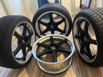 меняю на 14: Колеса в сборе R 20, Лето, Комплект, Легковые, Литые, отверстий - 5 — 3