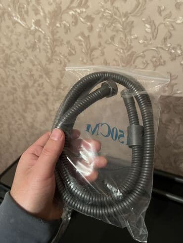 шкаф с большим зеркалом: Душевая стойка с верхним тропическим душем и смесителем — 5