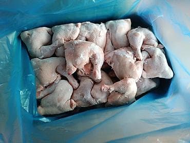 бутылированная вода: Замороженная куриная продукция, фасованная в коробки с вкладышем. 10кг — 1