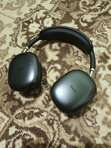 швейлер метал: Беспроводные накладные наушники Hoco - Форм-фактор: полноразмерные — 1