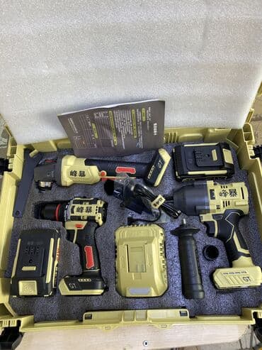 болгарка на: Набор 3/1 ФЕНГБАО ОРИГИНАЛЬНАЯ ФИРМА Гайкаверт 1200 ньютон Шруповерт — 2