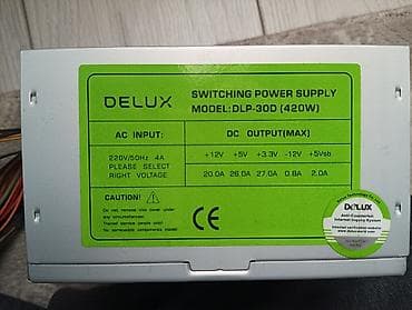 molex: Блок питания, Б/у, Delux, 420 Вт, 420 Вт — 3