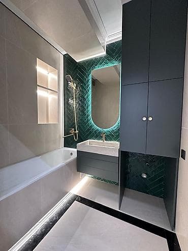 3 комнаты, 77 м², Элитка, 2 этаж, Дизайнерский ремонт