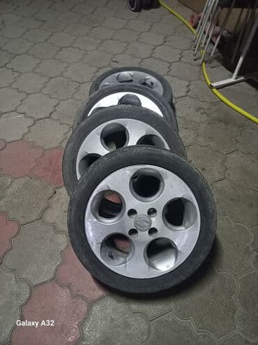 Колеса в сборе 170 / 50 / R 15, Лето, Б/у, Комплект, Литые, отверстий - 4