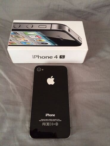 IPhone 4S, Черный, Коробка