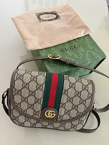 Сумки: Сумка Gucci Ophidia GG Mini - Материал: канвас GG Supreme с отделкой — 1