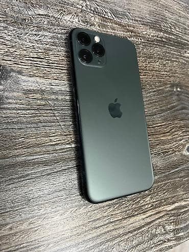 IPhone 11 Pro, 256 ГБ, Matte Midnight Green, Защитное стекло, Чехол, 77 %