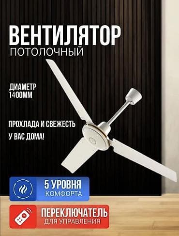 Оптом и в розницу, потолочный вентилятор с металлическими лопастями