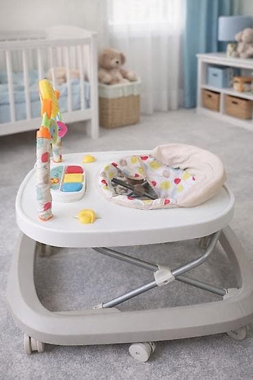 машины для малышей: Детские ходунки с игровой панелью - Конструкция на устойчивой широкой — 1