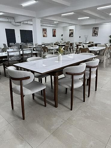 chair table: Кухонный стол и стул, цвет - Белый — 3