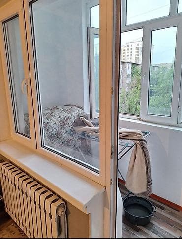 Квартиры: 1 комната, 34 м², Кок-Жар мкр 105 серия, 4 этаж, Евроремонт — 9