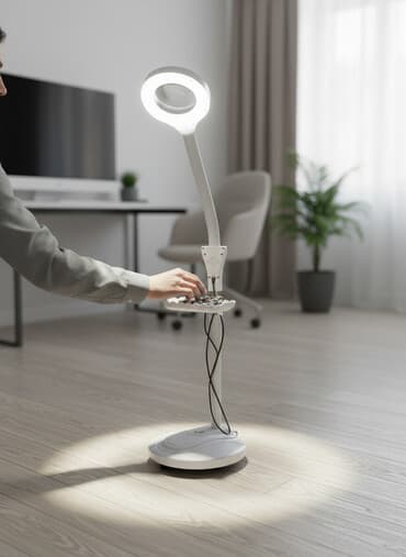 заказать лампу для тик тока: Напольная лампа-лупа на стойке с колесиками в идеальном состоянии - — 1