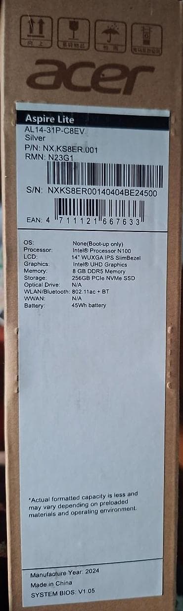 ace: Acer Aspire Lite 14 (модель AL14-31P) новый !!!подарили на день — 5