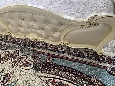 двух яросный железный кровать: Двуспальная кровать, Новый, С мягким изголовьем, длина - 2 см — 3