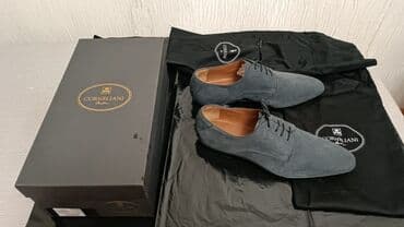 фирменная обувь из италии: Мужские туфли, 41, Новый, цвет - Серый, Самовывоз — 1