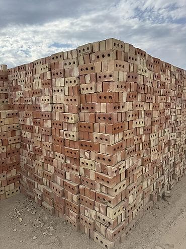 Тешиктүү, Бышкан кирпич, Жарым блок, 250×120×90 lalafo.kg да Тешиктүү, Бышкан кирпич, Жарым блок, 250×120×90