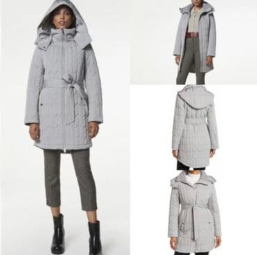 женский кофта: Женские куртки ANDREW MARC. Стеганое пальто Lyness с узором "елочка" и — 4