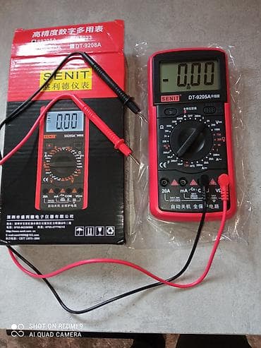 Рекламное оборудование: Цифровой мультиметр SENIT DT-9205A Функции измерения: - Постоянное и — 4