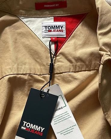 Мырзалардын бут кийими: Эркектердин көйнөгү, M, L, Tommy Hilfiger, Жаңы, түсү - Саргыч боз, Өзү алып кетүү — 5