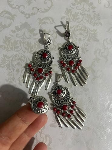 vision браслет женский цена: Комплект украшений в этническом стиле: серьги, подвеска и кольцо. - — 2