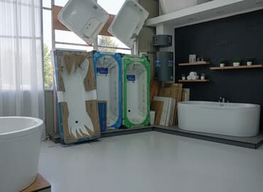 басейн большой: В продаже акриловые ванны белого цвета, представленные в нескольких — 1