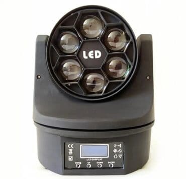 музыкальная колонка большая цена: 6*15W Led Beam Moving Head Light RGBW Mini(Пчела) -Напряжение: ? — 3