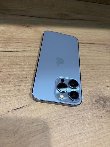 яблочный: IPhone 13 Pro, Б/у, 256 ГБ, Blue Titanium — 3