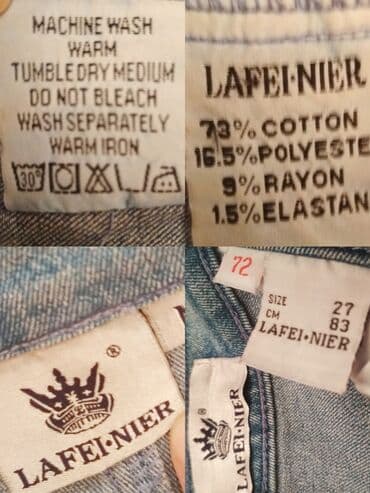 джинсы на девочку: Джинсы, Прямые, Турция, Средняя талия, Со стразами, M — 2