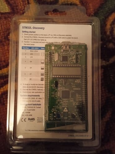 Продаю отладочную плату STM32L discovery новая в упаковке at lalafo.kg Продаю отладочную плату STM32L discovery новая в упаковке
