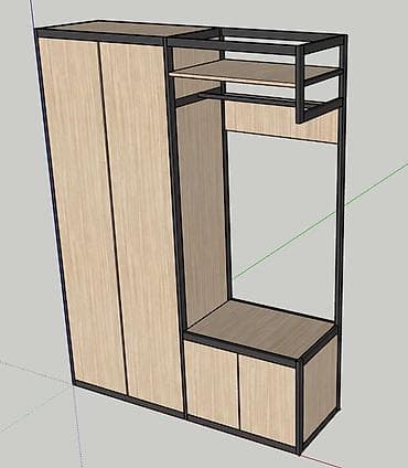 string art: Лофт‑мебель на заказ любой сложности стальной каркас с матовым — 7