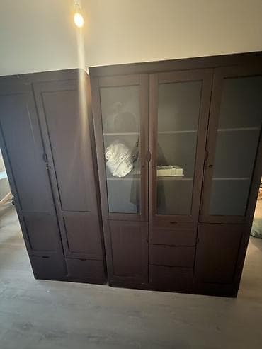 Стенка-шкаф, Тип стенки-шкафа: Модульная, Для зала, Особенности: Для хранения посуды