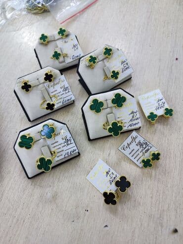 свадебные наборы ручной: Новая коллекция Италия Серебряные комплекты и серьги Ванклиф — 2