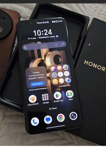прочный телефон: Honor Magic 5 Pro, Б/у, 512 ГБ, цвет - Черный, 2 SIM — 2