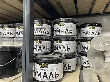 Эмаль акриловая полуматовая VipS и лак «Перламутр» на водной основе