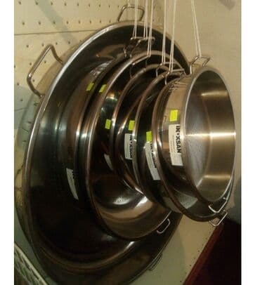 алюминиевая кастрюля 50 л: Дуршлаг, 11 литров, Q=40cm, h=11cm, полностью из пищевой нержавеющей — 3