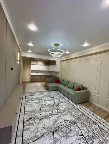 недорогие квартиры для аренды ош: 3 комнаты, 90 м², 5 этаж, Евроремонт — 1