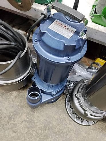 слив воды: Погружной дренажный/фекальный насос «УРАГАН» (модель на шильдике — 1