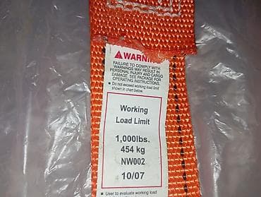 Ручные инструменты: Ремни стяжные с трещоткой (ratchet straps), оранжевые. Новый 4 шт = — 2