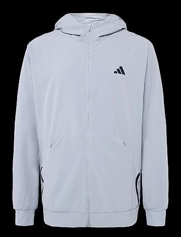 Эркектер кийими: Эркектердин толстовкасы, M, Adidas, Жаңы, түсү - Боз, Өзү алып кетүү — 5