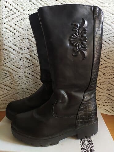 скандия обувь детская зимняя: Сапоги подростковые зимние.На тракторной подошве.В хорошем состоянии — 1