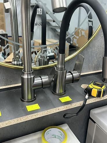 крана: Однорычажный Смеситель для раковины, Новый, Материал: Цинк, Самовывоз, Бесплатная доставка, Платная доставка — 2